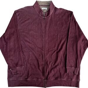 WESTPORT LIFESTYLE "THE SIGNATURE" Long Sleeve Merlot Quarter-Zip Pullover Sz 3X